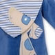 thumbnail image 2 of Osito Plush Recién Nacido Niño con Babero Perrito Azul Pillin, 2 of 3