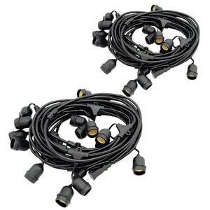 Genérico - Packx2 Guirnalda Para Terraza Exterior 10M Impermeable E27