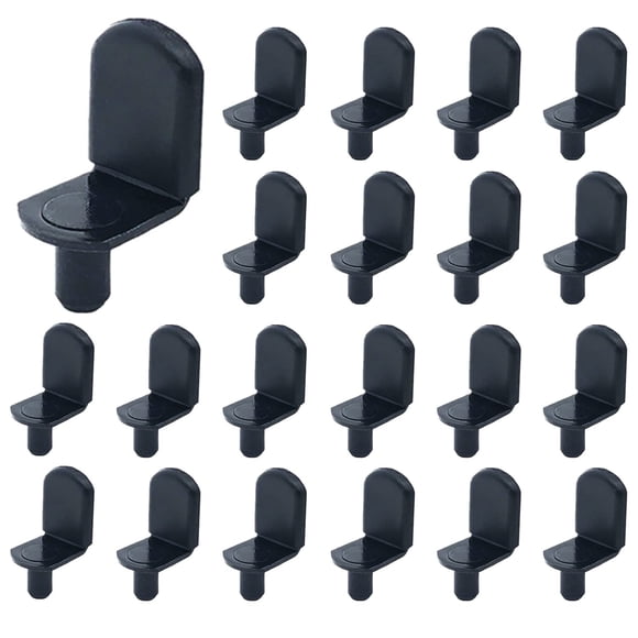 Soportes para repisas MYYZMY, 40 piezas, en forma de L, 6 mm, con funda de goma