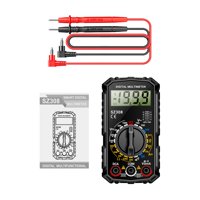 Ioensy - Multímetro Probador De Bolsillo Apagado Automático Para Enchufes Domésticos Baterías Coches Negro