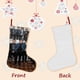 thumbnail image 3 of FALL OUT BOY (2) Tema: Calcetines de Navidad, fino lino blanco para colgar en escaleras y chimenea, decoración navideña para el hogar, regalo de Navidad. 54cm × 38cm, 3 of 5