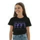 thumbnail image 1 of Polera Manga Corta Niña HUNTR/X Negro Kpop Demon Hunters, 1 of 4