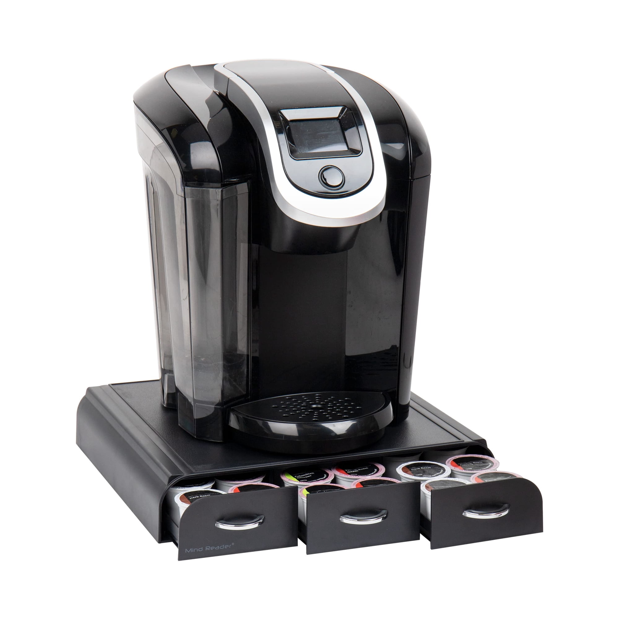 Organizador De Cápsulas De Café Mind Reader Con Capacidad Para 36 Cápsulas, Color Negro