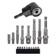 thumbnail image 3 of Right Angle Attachment,Socket Extension Set,1/4 Inch Right Angle Close Quarters Ratcheting Reversible Screwdriver Set for Man Power Tool Accessories Corto, 3 of 5