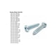 thumbnail image 4 of Tornillos de chapa metálica Phillips de cabeza plana autoperforantes BoltsandNuts.com - 1.421 piezas, 4 of 5