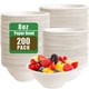 thumbnail image 1 of Bols de papel Tiaiidi, 200 unidades, 8 oz, compostables de caña de azúcar, 1 of 7