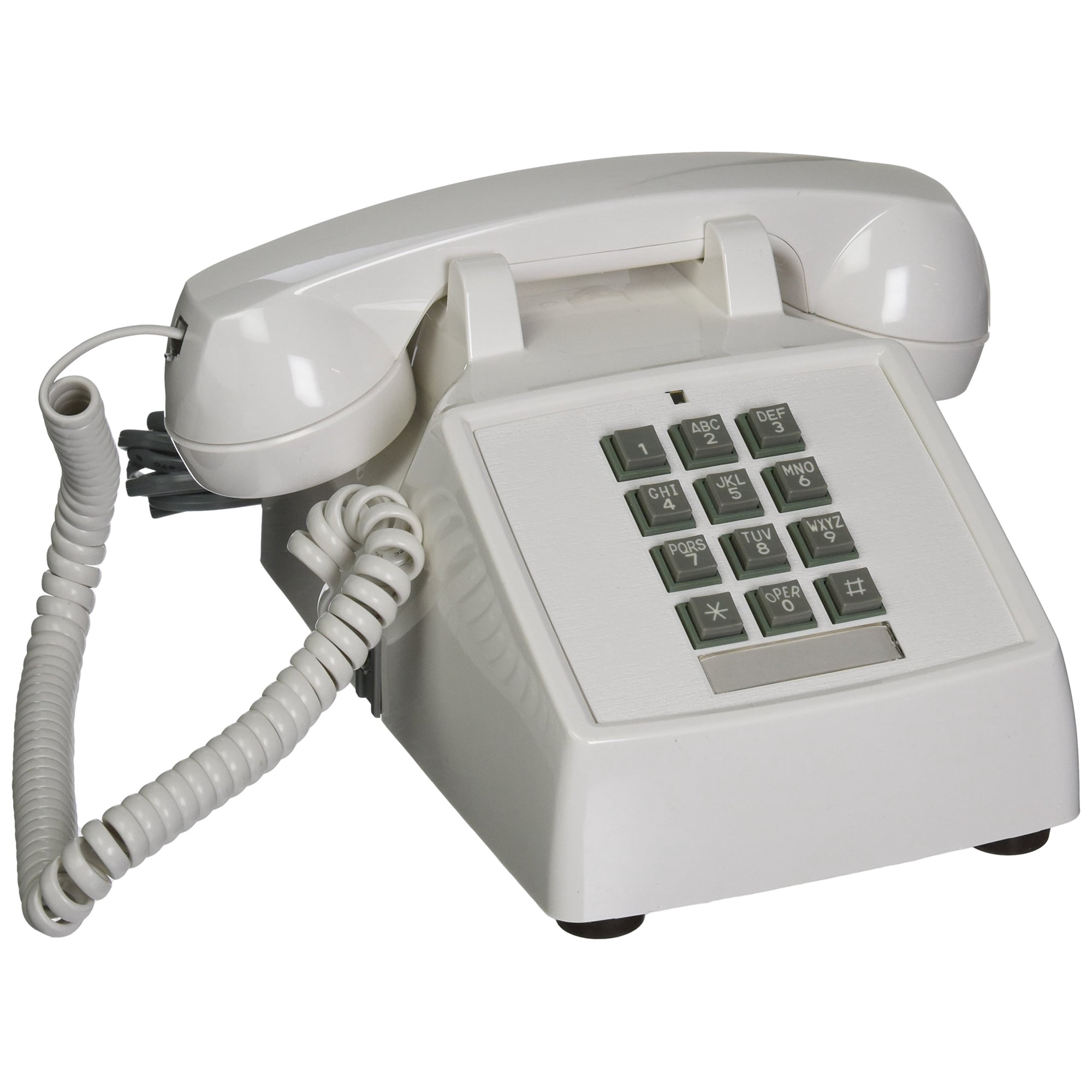 Teléfono Fijo Cortelco Itt-2500-v-wh 1 Auricular