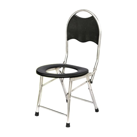 Ioensy - Asiento De Inodoro Elevado Con Respaldo, Orinal Antideslizante Para Baño, Inodoro Para Adultos