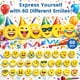 thumbnail image 3 of Goma de borrar LovesTown 2,5 cm 60 piezas con caras de emoticonos, 3 of 7