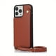 thumbnail image 1 of Crossbody Strap Shockproof Phone Bag And Wallet With Mirror Black Artificial Leather With Silver Detail Snap Phone Case Fit For IPhone 14 Promax 13 12 Pro Max, 1 of 3