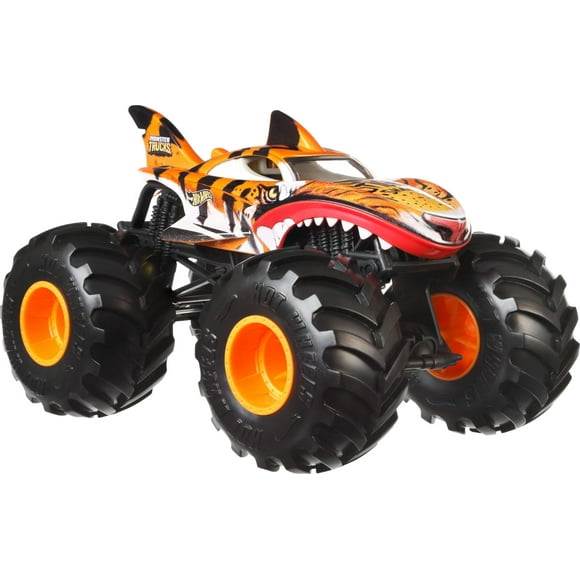 Camión de juguete Hot Wheels Monster Trucks 1:24 fundido a presión durante más de 3 años