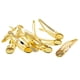 thumbnail image 1 of 10 piezas broches bricolaje broches de pelo broche de ajuste de bisel redondo 12 mm dorado, 1 of 5