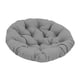 thumbnail image 2 of Cojín De Asiento Acolchado Redondo De 50 Cm, Cojín Para Silla Con Forma De Huevo, Accesorio Para Habitaciones Familiares, Gris Oscuro, 2 of 5