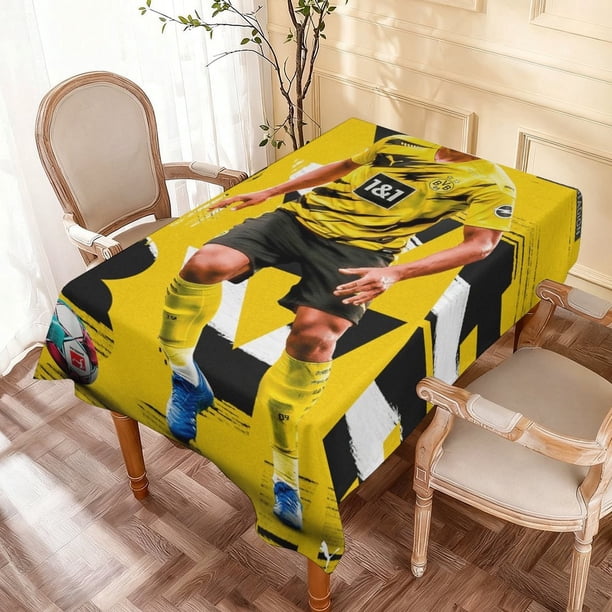 Jude Bellingham Mantel Cuadrado Temático con Estampado Icónico, se Adapta a la Mayoría de Mesas, y es Fácil de Cuidar, Regalos Perfectos para Fans, Amigos y Familia,137x183cm