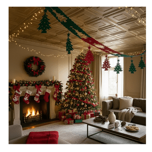 Genérico - Decoración De Guirnalda Navideña Árbol Diseños Navidad 2025