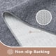 thumbnail image 4 of Alfombra de Área FinRèc Home 274 cm x 183 cm Gris Azul/Blanco, 4 of 9
