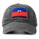 thumbnail image 1 of Gorra de béisbol YVJCJV con bandera de Haití, ajustable, negra, 1 of 7