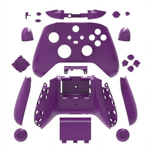 Kit De Reemplazo De Carcasa Electrochapada Aaronmei Morado Para Controlador Xbox Series X/S