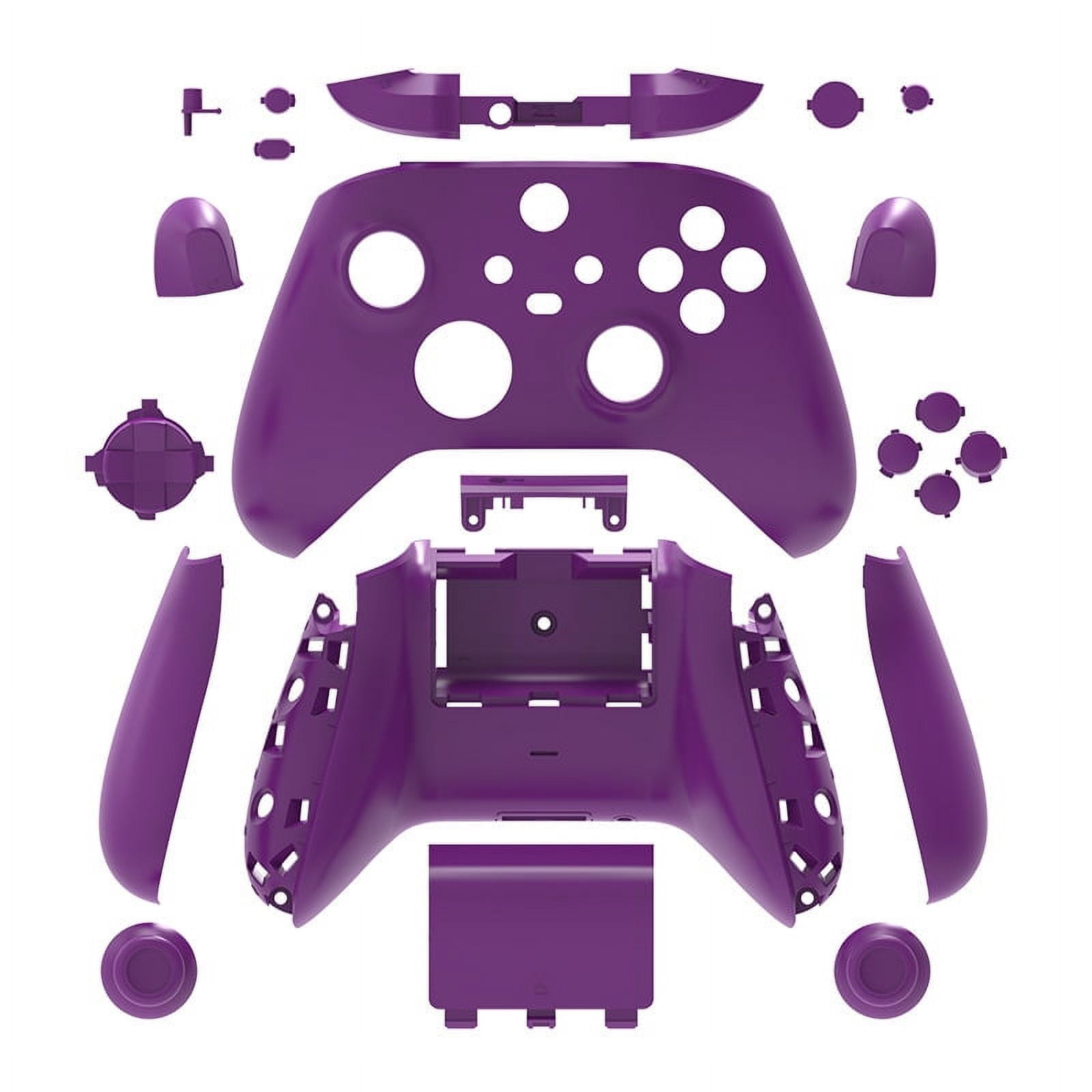 Kit De Reemplazo De Carcasa Electrochapada Aaronmei Morado Para Controlador Xbox Series X/S