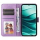 thumbnail image 2 of Funda tipo cartera FOXDOCK para Xiaomi Poco X7 5G , diseño girasol en relieve, cuero PU, cierre magnético, soporte y tarjetero, 2 of 5