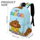 thumbnail image 3 of ¡Oye, Duggee!-theme Backpack, Campus style schoolbag Bookbag with Adjustable Shoulder Straps And Large Zip Compartment, Unisex Travel Bags.42x30x15cm, 3 of 6