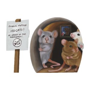 Bothyi - Pegatina De Agujero De Ratón, Divertida Calcomanía Decorativa Para Sala De Estar, Casa De Campo, Habitación De Niños