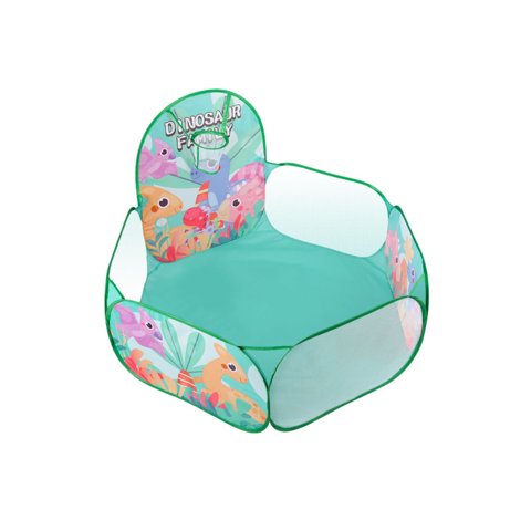 Babyluna - Piscina De Pelotas Plegable Con 50 Pelotas Multicolor Verde