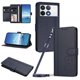 thumbnail image 1 of Funda Cartera Trébol para Xiaomi Poco F6 Pro con Ranuras Tarjetas y Carga Inalámbrica Azul oscuro, 1 of 6