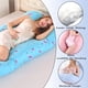 thumbnail image 3 of Almohada para embarazadas, almohada en forma de U desmontable y lavable, cojín grande, almohada de cintura, 3 of 5