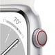 thumbnail image 3 of Reloj inteligente Apple Watch Series 8 con GPS + Cellular de 45 mm, plateado Reacondicionado, 3 of 3