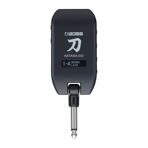 Amplificador de auriculares para guitarra BOSS Katana:Go Mini con 13 caracteres de amplificador