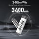 thumbnail image 4 of Baterías AA MXPOW 8x 3400mWh 1.5V Litio + Cargador, 4 of 7