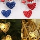 thumbnail image 4 of 21 bolas de ratán con forma de corazón patriótico, 2,36 pulgadas, para decoración de jarrones, hechas a mano, para fiestas, Navidad, bodas (corazón), 4 of 7