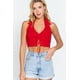 thumbnail image 1 of Top de Punto Tipo Suéter con Cuello Halter Fruncido, 1 of 5