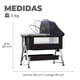 thumbnail image 2 of Cuna Colecho Moises Bebe Mecedora 6 Alturas Safe&soft Gris Oscuro, 2 of 5