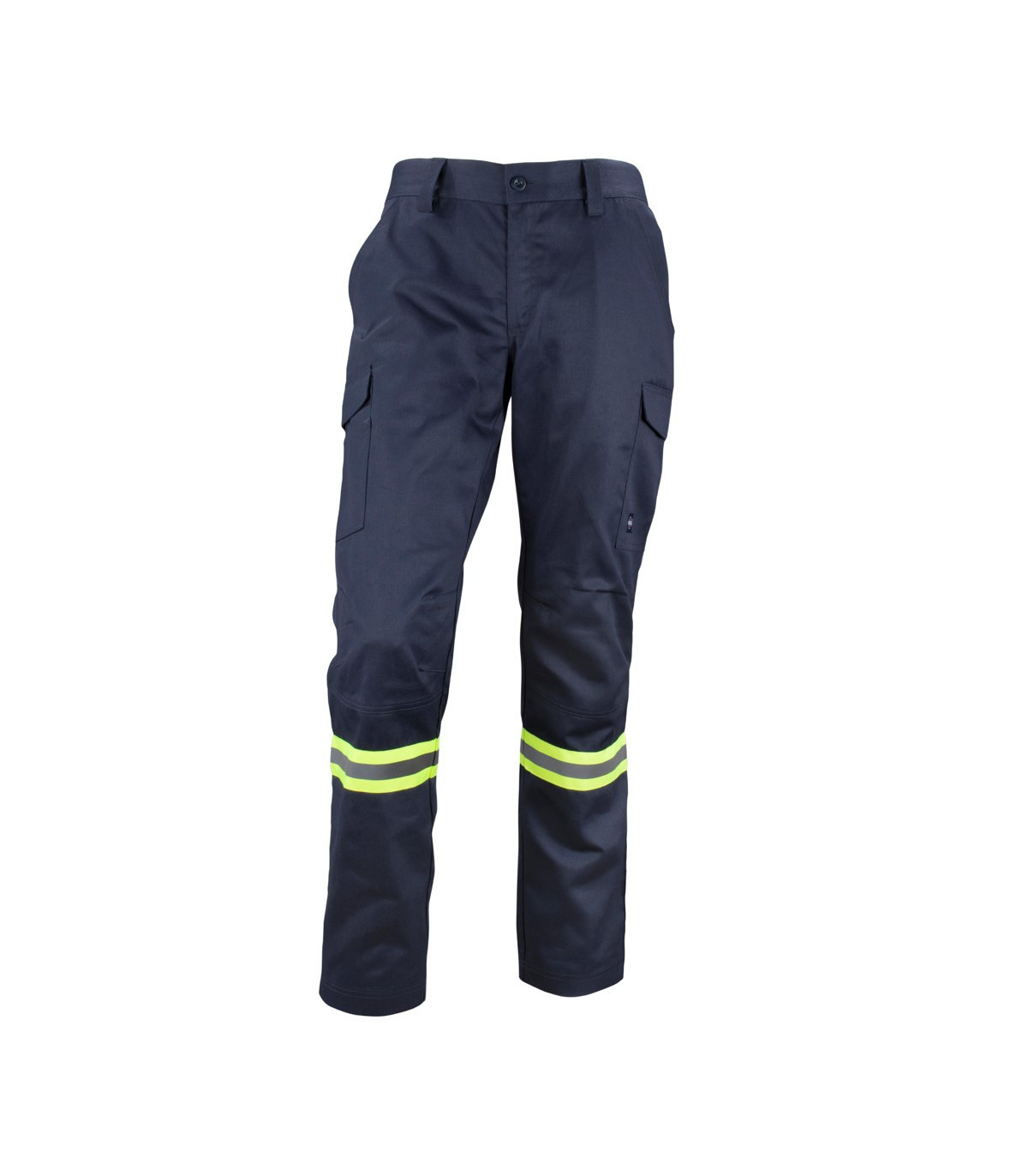 T-World - Pantalon Gabardina Dual Hi Vis Con Cinta Dia Y Noche Azul