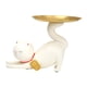 thumbnail image 1 of Divertida Estatua De Gato Chino Con Bandeja, Regalo Navideño Para Sala De Estar, Estante Y Oficina, 1 of 5