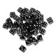 thumbnail image 2 of 12mm 50pcs Acrílico Six Sided Games Spot Party Dice Dice Color Negro, 2 of 4