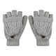 thumbnail image 1 of Guantes de punto de lana cálidos de invierno para mujer, convertibles, sin dedos, con funda para manoplas, 1 of 5