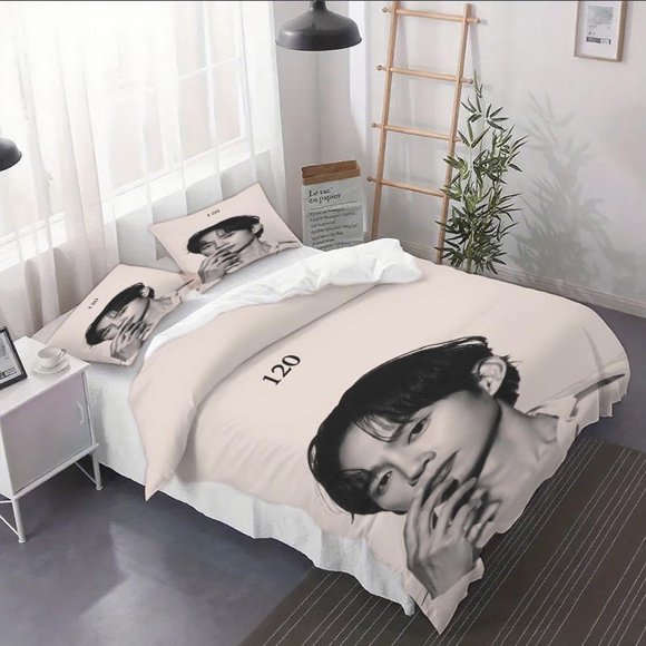 3pcs Park Sung-hoon Duvet Cover Set - Includes Bedspread and Pillowcases Ideal for Christmas