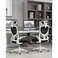 Myl Todo Hogar - Pack 2 Sillas Ergonómica Pro Máximo Confort Con Apoyacabeza Ajustable Blanca