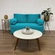 thumbnail image 2 of Sofa Elle 2 Cuerpos Chenille Turqueza, 2 of 3