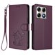 thumbnail image 1 of Carcasa Billetera de Cuero Sintético para Motorola Edge 70 Pro, Morado Oscuro, 1 of 6