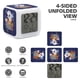 thumbnail image 3 of Jabberjaw theme 7 colors Alarm Clock Digital LED Alarm Clock Gifts for kids friends family, 3 of 6