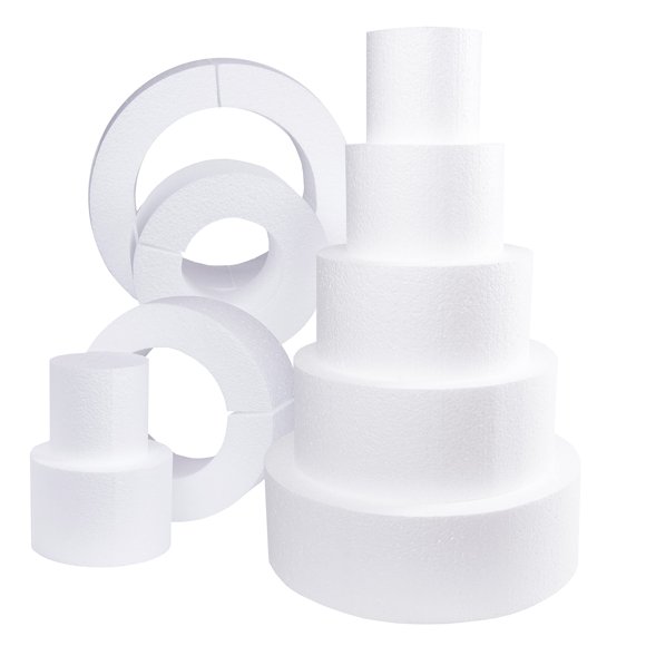 Set de Maniquíes de Pastel SilverlakeLLC 5 Niveles Anidados 4‑30 cm