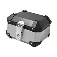 Magideal - Estuche De Almacenamiento Genérico Para Motocicleta, 10 L, Trasero, A Prueba De Pérdidas, Estable, Para Equipo De Viaje En Scooter. Plata