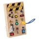 thumbnail image 3 of Tablero de actividades con circuitos y luz, juguetes de viaje para bebés, juguetes sensoriales, tablero sensorial de madera con interruptor para niños C, 3 of 5