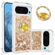 thumbnail image 1 of Funda Para Google Pixel 9/9 Pro Con Brillo Líquido, Protección Completa Y Soporte De Anillo Giratorio, 1 of 4