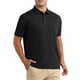 thumbnail image 4 of INSPIRE CHIC Camisas Polo de Hombre de Manga Corta Ligera Ajuste Regular Casual de Negocios Trabajo Sólido Camisa de Golf L Negro, 4 of 6