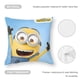 thumbnail image 5 of Minions Fundas de almohada de terciopelo con tema, regalos de funda de almohada, decoración para el hogar, cojín de lanzar, regalo de cumpleaños para fans y parejas. 45cm x 45cm., 5 of 6